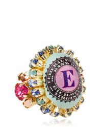 Bijoux De Famille | Pink Small Funky Dollar Ring | Lyst