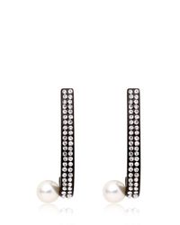 Vita Fede | Black Lia Comma Earrings | Lyst