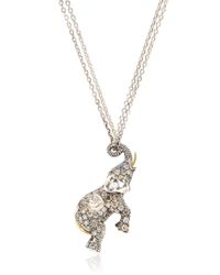 Bibi Van Der Velden | Metallic Elephant Necklace | Lyst