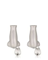 Schield | Metallic 'dripping Nose' Earrings | Lyst
