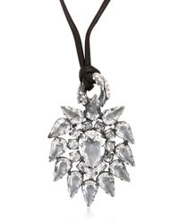 Emanuele Bicocchi | Metallic Swarovski Crystal Necklace | Lyst