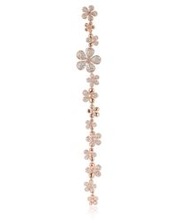 Colette | Pink Flower Duster Mono Earring | Lyst
