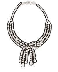 Shourouk | Legend Black Necklace | Lyst