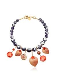 Valentina Brugnatelli | Orange Tatiana Prune Necklace | Lyst