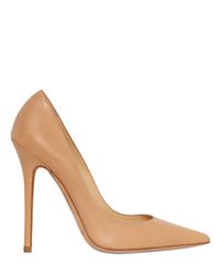 Jimmy Choo | Natural 120mm Anouk Leather Pumps | Lyst