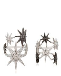 Colette | Black White Star Ring Set | Lyst