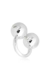 Betony Vernon | Metallic Double Sphere Massage Ring | Lyst
