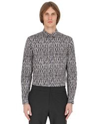 Christopher Kane | Gray 3d Bolster Printed Cotton Poplin Shirt for Men | Lyst