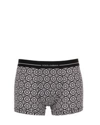 Dolce & Gabbana | Black Boxer for Men | Lyst