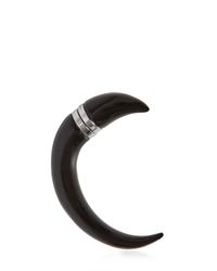 Givenchy | Black Horn Shaped Magnetic Mono Earring | Lyst