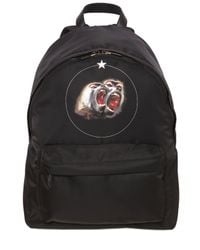 Givenchy | Black Monkeys Printed Nylon Backpack for Men | Lyst