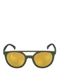 Adidas Originals | Black Rounded Acetate Sunglasses for Men | Lyst