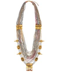 Deepa Gurnani | Metallic Skull Claw Chain Necklace | Lyst