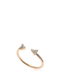 EF Collection | Metallic Open Trio Diamond Ring | Lyst