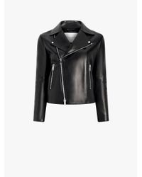 Mackintosh Black Leather Rider Jacket | Ll-006