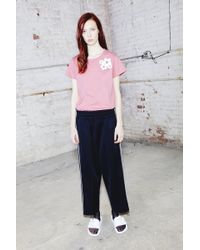 Marc Jacobs Pink Daisy Cap Sleeve Tee