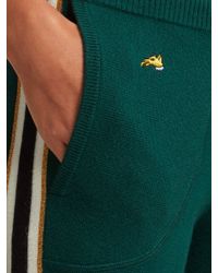 Pantalon de jogging en laine Race Track Bella Freud en coloris Green