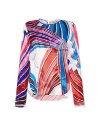 Emilio Pucci | Blue Printed Tunic | Lyst