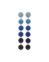 Rebecca de Ravenel | Blue Six Drop Ombre Earrings | Lyst
