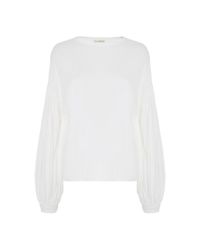 Ulla Johnson | White Faye Cotton Pullover | Lyst