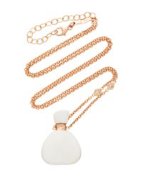 Jacquie Aiche | Small Triangle White Agate Potion Bottle Necklace | Lyst