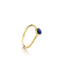 Monica Vinader | Metallic Siren Small Stacking Ring | Lyst
