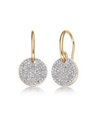 Monica Vinader | Metallic Ava Disc Drop Earrings | Lyst