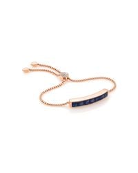 Monica Vinader | Blue Baja Precious Bracelet | Lyst