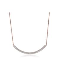 Monica Vinader | Pink Esencia Full Diamond Necklace | Lyst