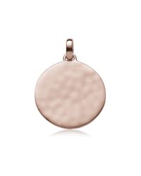 Monica Vinader | Pink Siren Medium Round Pendant | Lyst
