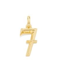 Monica Vinader | Metallic Alphabet Pendant Number 7 | Lyst