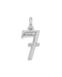 Monica Vinader | Metallic Alphabet Pendant Number 7 | Lyst