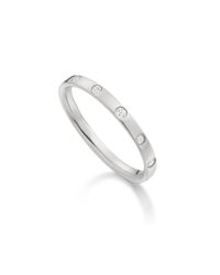 Monica Vinader | Metallic Skinny Crown Ring | Lyst