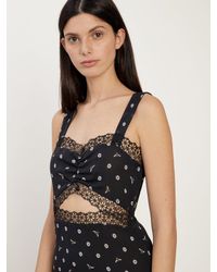 Morgan Lane - Black Joana Slip In Noir Bee Daisies - Lyst