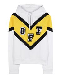 Off-White c/o Virgil Abloh Yellow Cotton Hoodie