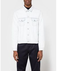 Acne Studios | White Who Bleached Jacket for Men | Lyst
