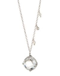 Meira T | Diamond & 14k White Gold Ice Disc Necklace | Lyst