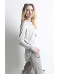 Go> By Go Silk - Multicolor Half 'n' Half Sweater - Lyst