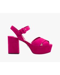 Prada - Pink Sandal - Lyst