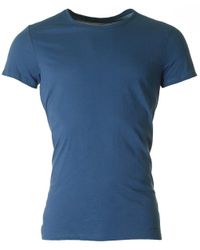 J.Lindeberg Blue Cody Short Sleeved Crew Neck for men