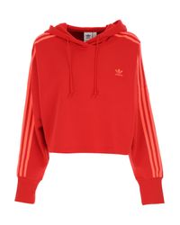 Sweatshirt for Women Adidas en coloris Red