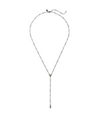 Rebecca Minkoff | Metallic Beaded Y Necklace | Lyst