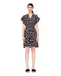 Rebecca Taylor - Black Rosalie V-neck Dress - Lyst