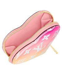 Lyst - Louis Vuitton Monogram Vernis Patent Leather Pink White Coin Case Key Case in Metallic