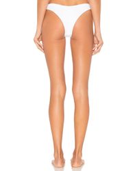 L*Space White L* Dana Bikini Bottom