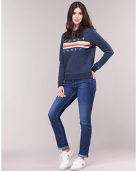 Tommy Hilfiger Blue Tjw Rainbow Tommy Sweatshirt