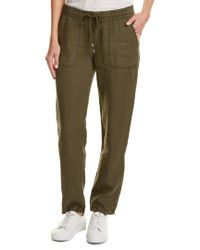Three Dots Green Kai Basic Pant