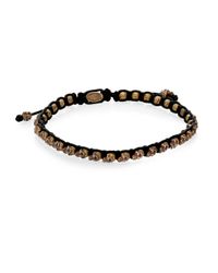 M. Cohen | Black Single Skull Bracelet for Men | Lyst