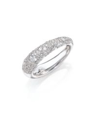 Kwiat | Metallic Cobblestone Diamond & 18k White Gold Band Ring | Lyst