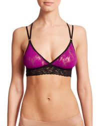 Hanky Panky | Purple Black & Brights Bralette | Lyst